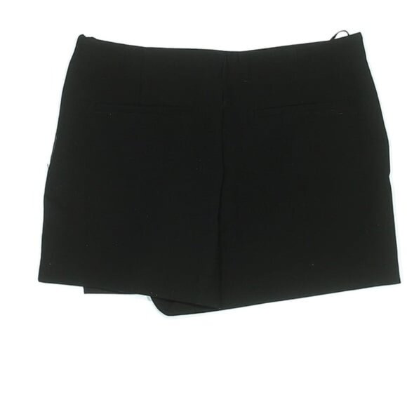 NWT Zara Black Faux Warp Skort - Picture 2 of 4